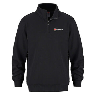 Chandail en molleton à glissière Unisexe Vignette